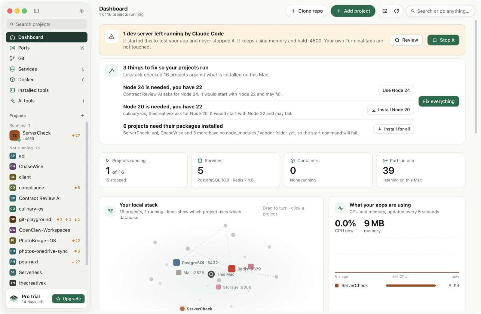 Lokstack screenshot 1